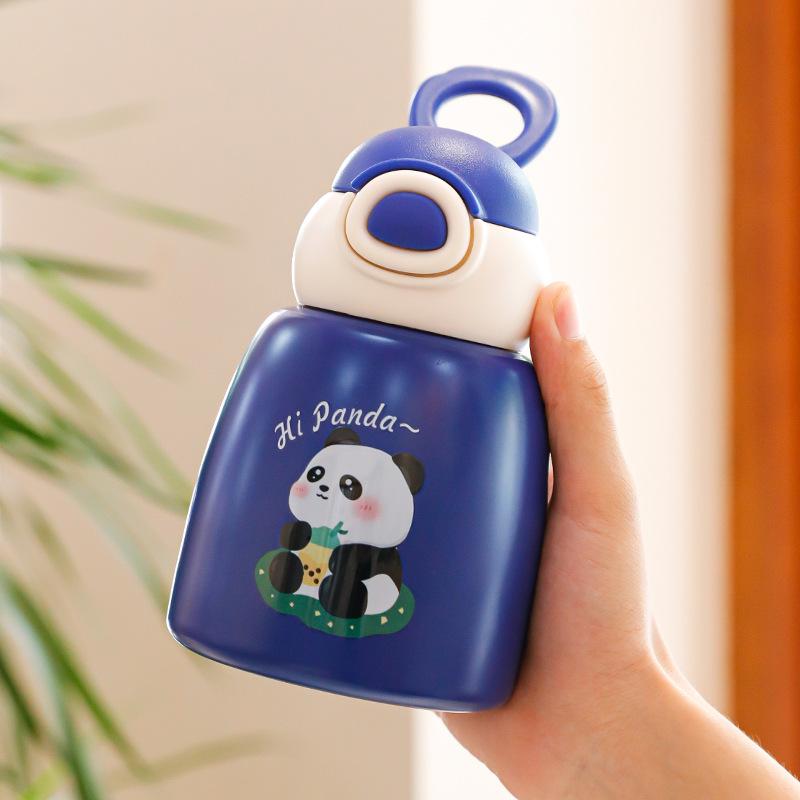 

Термос для молока з нержавіючої сталі 304 для дітей, ізольований, герметичний термос для студентів 480ml темно-синього кольору