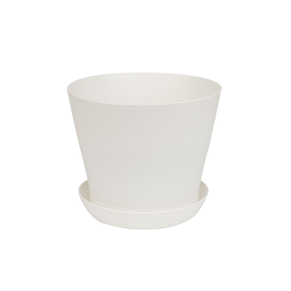 

Gardening Tools Multicolor Flowerpots with Tray Pots Tray Flower Pots & Planters Nursery Basin M білий