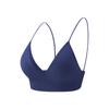 BYMERMAIDS Fitness Yoga Top Deep V Sexy Triangle Cup Bralette Boneless Sports Bra Seamless Push Up Bra Women's Tube Top Crop Top