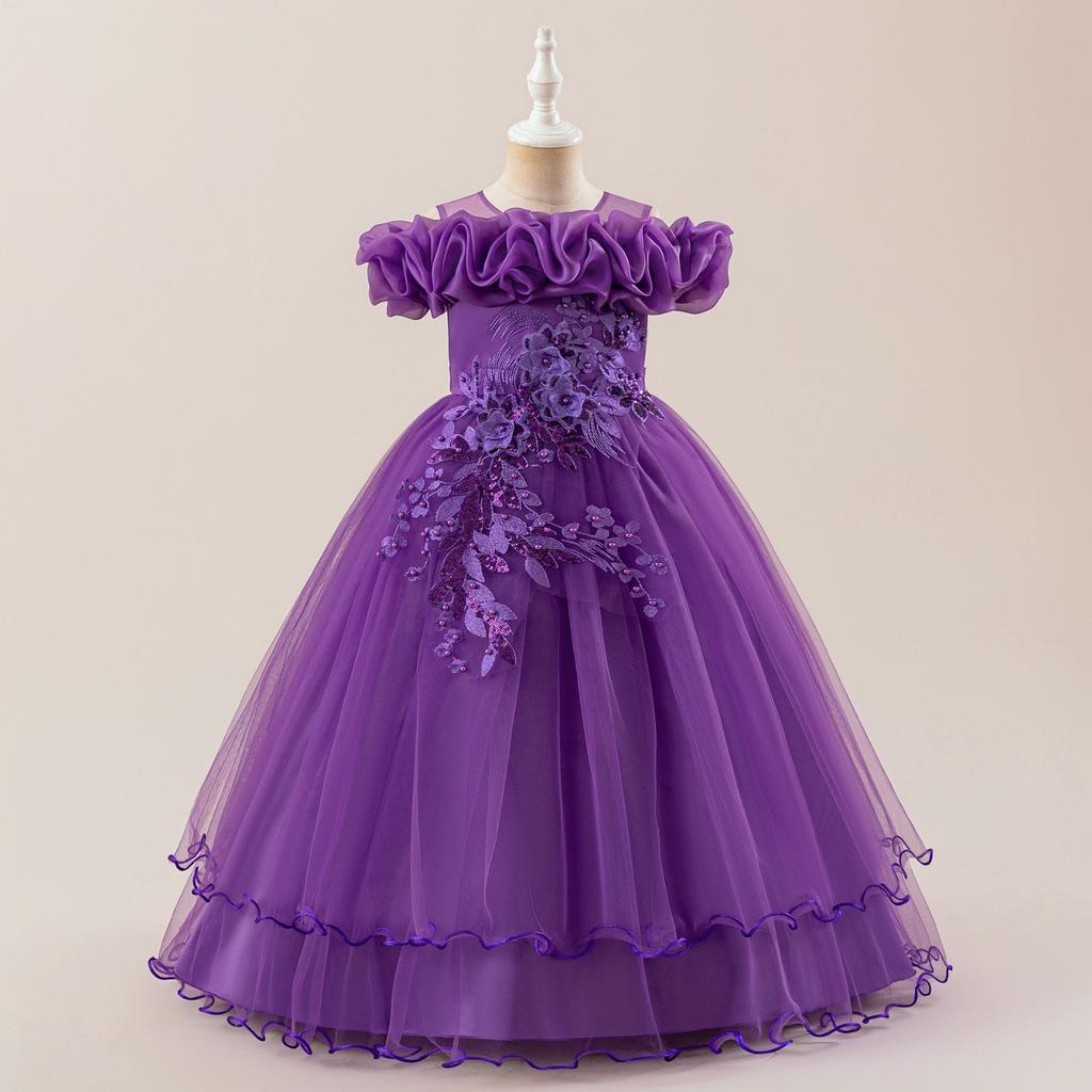 Girls Princess Gown Performance