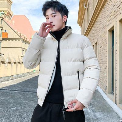 2024 Herren Hochwertige Baumwoll-Steppjacke - Herbst/Winter Koreanischer Stil, Gutaussehend, Trendig, Verdickt, Stehkragen, Lässig, Vielseitige Oberbekleidung