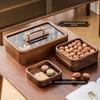 Naijiang Walnut Wood Square Serving Plate