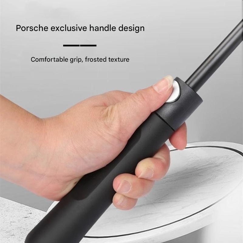 Suitable For Porsche Golf Long Handle Umbrella High-end Black Plastic Business Gift Advertising Sun Protection Umbrella