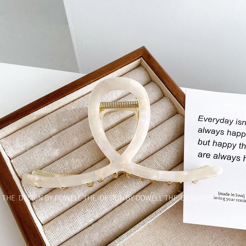 Simple And Elegant Hair Clip Large Alloy Claw Clip For Stylish Updos