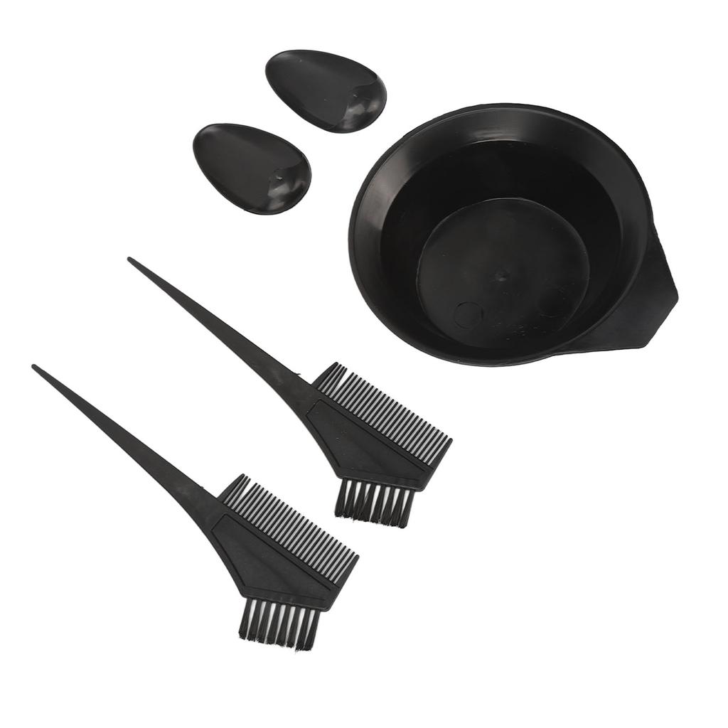 Hair Dye Coloring Kit Hair Household Tinting Bowl Soft Dye Brush Ear Cover Hair Coloring Dye Tools