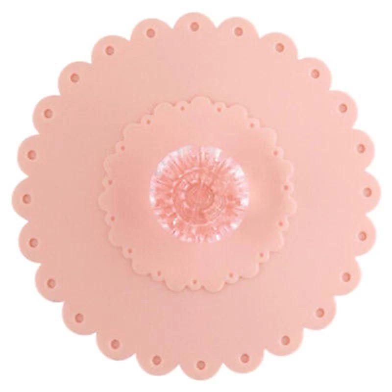 Kawaii Bow Onion Lace Dust Reusable Silicone Cover Cup Thermal Insulation Cup Seal Pouch Super Cute Bow Shape Clean Sanitary