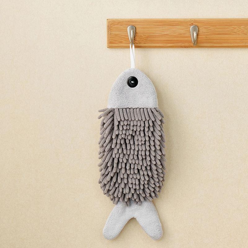 

Chenille Hand Towel Hanging Absorbent Quick Dry Kitchen Dish Cloth Bathroom Decorative Face Towel Set 35*75cm