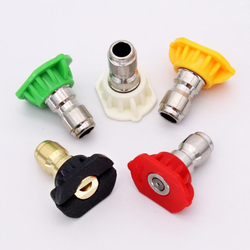 Pressure Washer Nozzle Gun Set: 4 Quick Connect Accessories for Efficient Cleaning