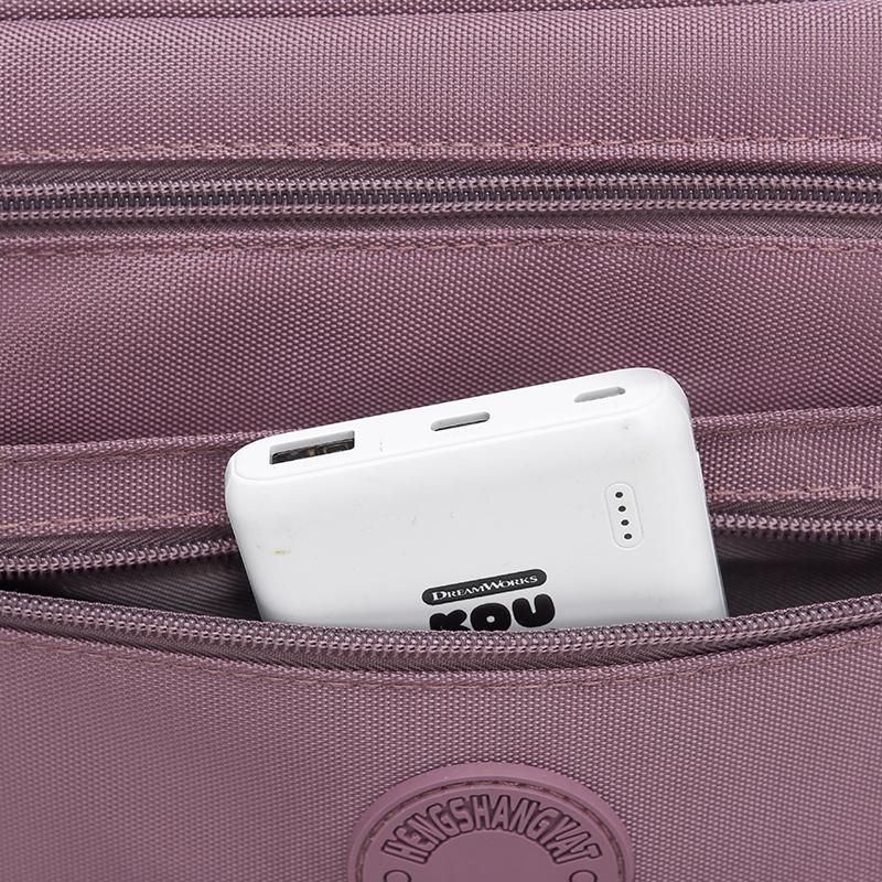 Crossbody-Tasche mit großem Fassungsvermögen Damen Leichte Wasserabweisende Nylon-Umhängetasche Muttertasche