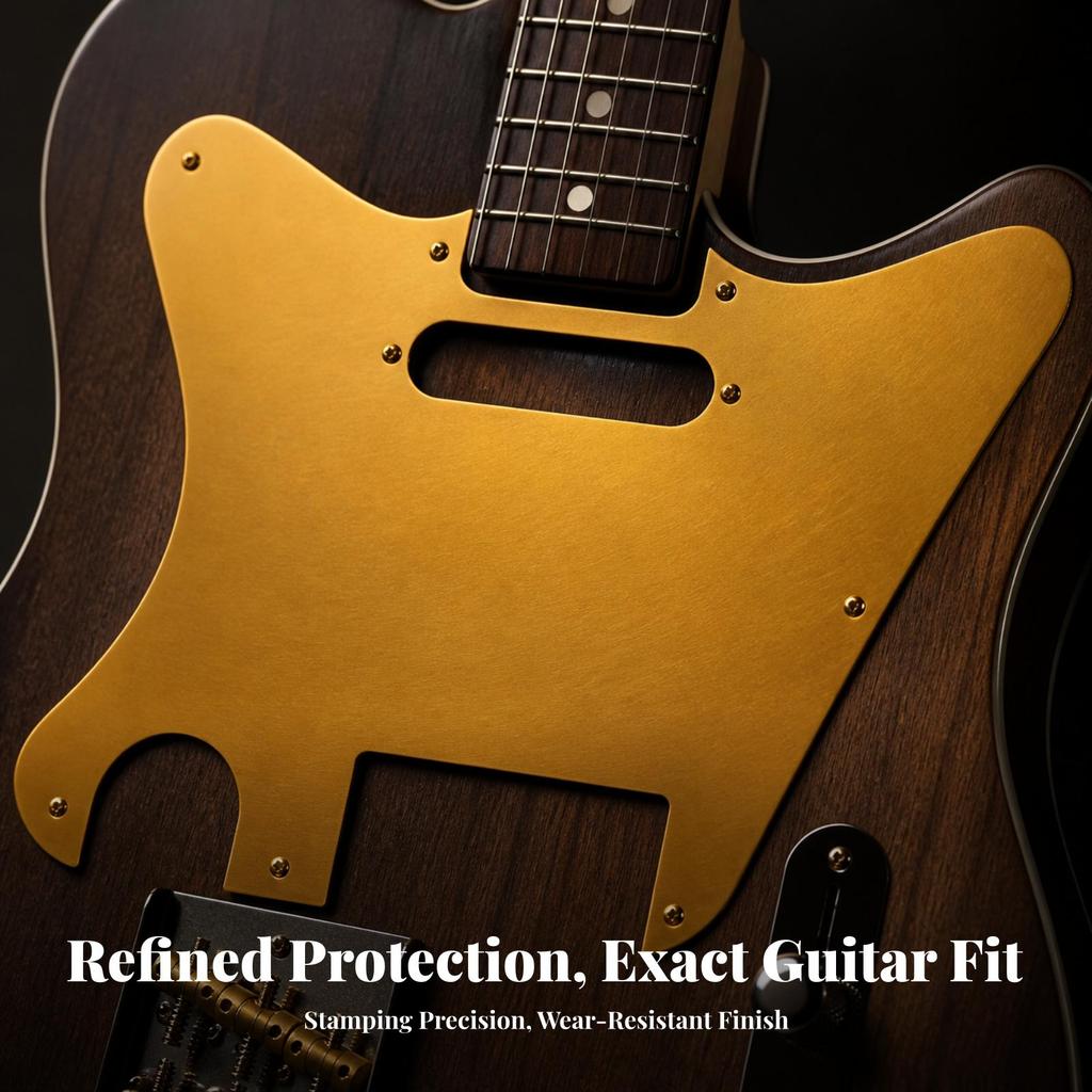Guitar Pickguard Brushed Scratchplate Long-Lasting for Guitarists, Luthier