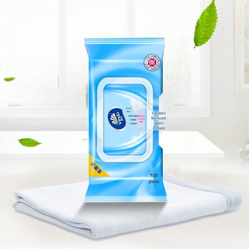 Vinda Gentle Unscented Wet Wipes 4-Pack