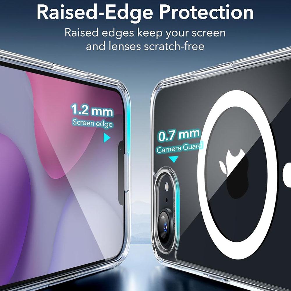 Pro iPhone 16e Průhledný magnetický Magsafe Bezdrátové nabíjení Pouzdro Pro iPhone 16e PC Tvrdý kryt Fundas