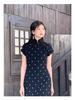 Fresh & Comfortable 'With Wind' Daily Girl Cheongsam: Retro Chinese Style Dress for Spring/Summer
