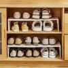 Plastic Retractable Kitchen Shelf Non-slip Adjustable Seasoning Bottle Storage Rack Space Saving Minimalist Shoe Rack Wardrobe