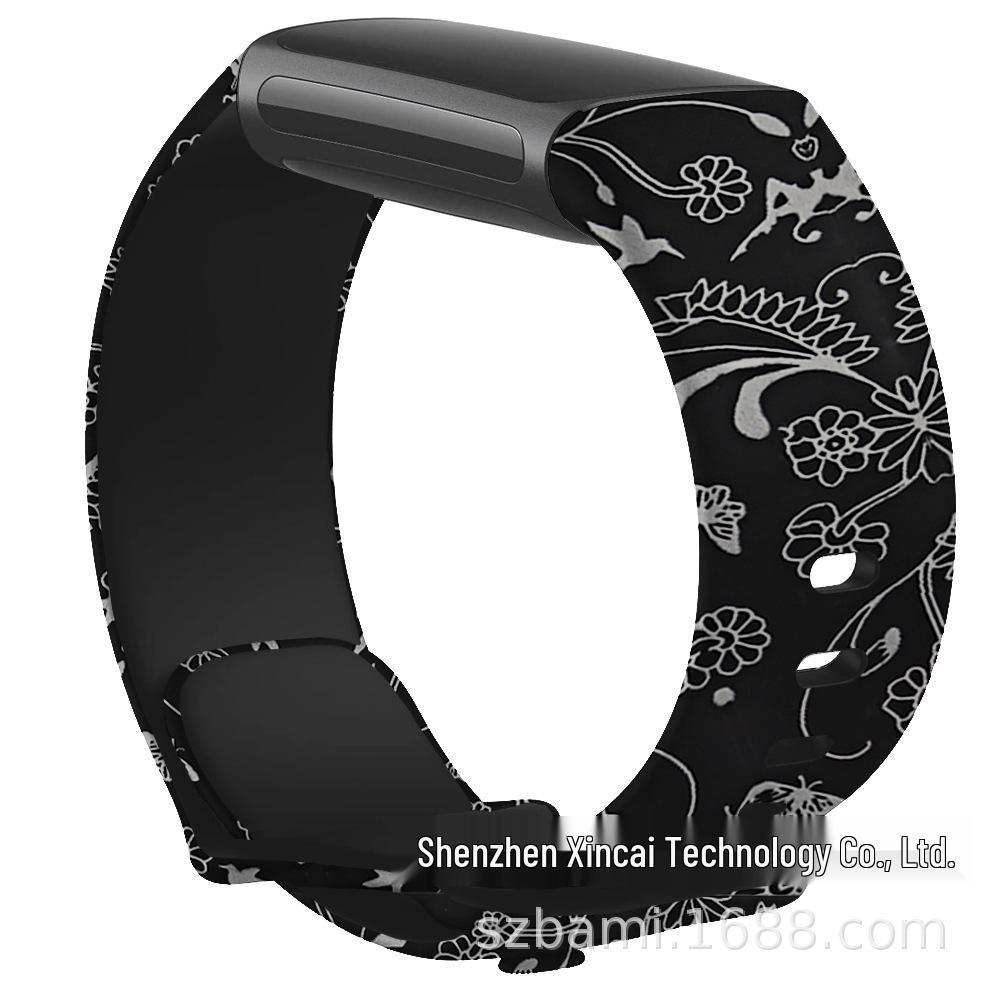 Tištěný řemínek pro náramek Fitbit Charge 6 & Charge 5