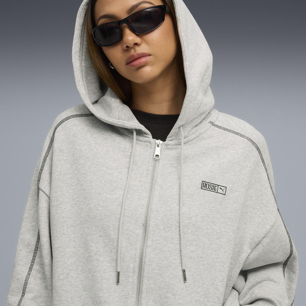 Puma X Rosé Collaboration Hooded Casual Comfortable Long Sleeve Jacket Unisex Jacket 633801_10