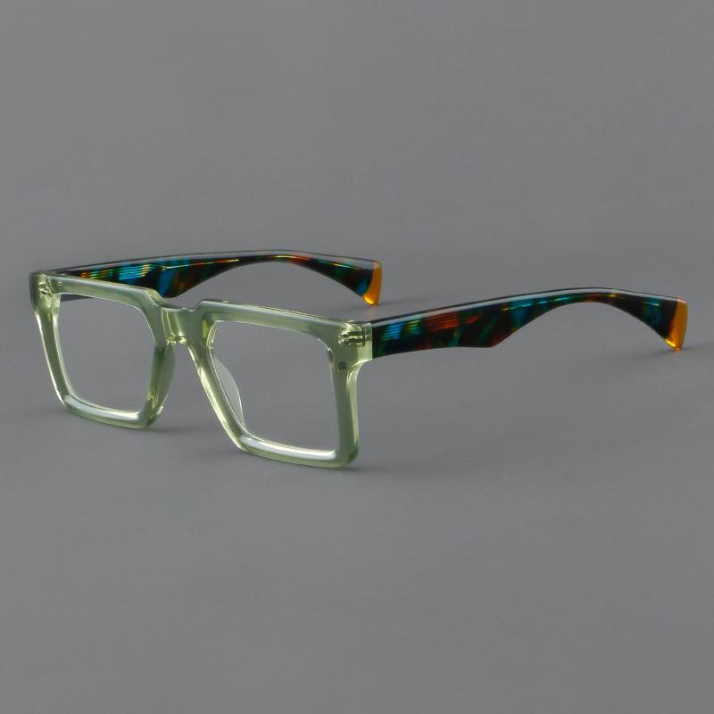 Fashion Green Optical Reading Glasses Brand Men Square Presbyopia Eyeglasses Prescription Women Anti Blue Light Computer Glasses
