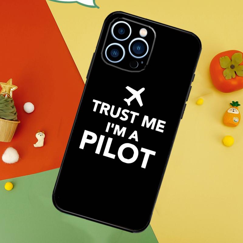 Airplane Pilot Case For iPhone 14 13 12 11 15 16 Pro Max Mini X XR XS Max 8 7 14 15 16 Plus Cover Funda