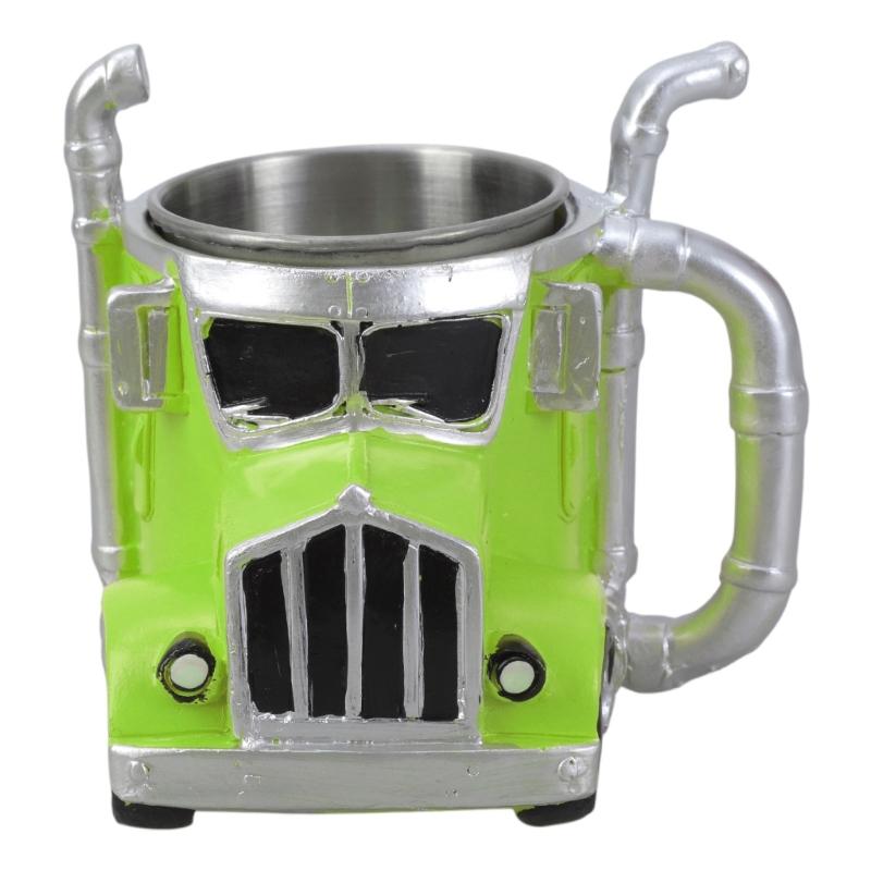 Realistic Truck Shape Mug With Sturdy Resin Materials Perfect For Truck Enthusiasts And Outdoor Sports Lover