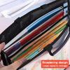 Large Capacity Portable Documents Bag Thickened Twill File Tote Bag Transparent a4 Handbag  School