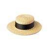 European and American spring and summer new multi-color decorative with flat-top straw straw hat outdoor travel sunscreen sunshade flat-top straw hat