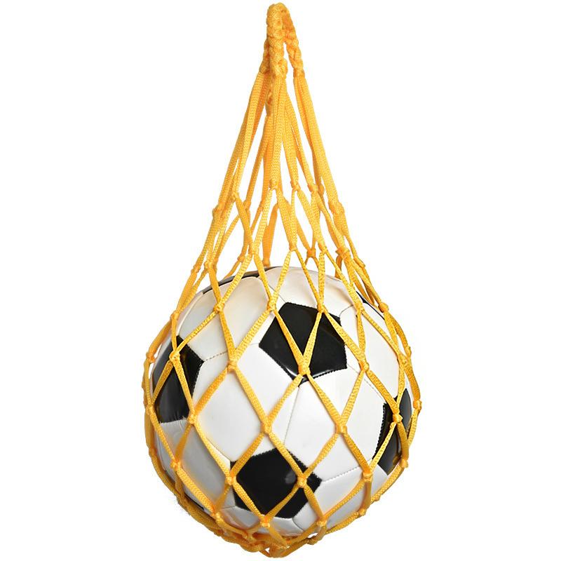 Football Net Bag Nylon Bold Storage Single Ball Carry Portable Equipment Outdoor Sports Soccer Basketball Volleyball