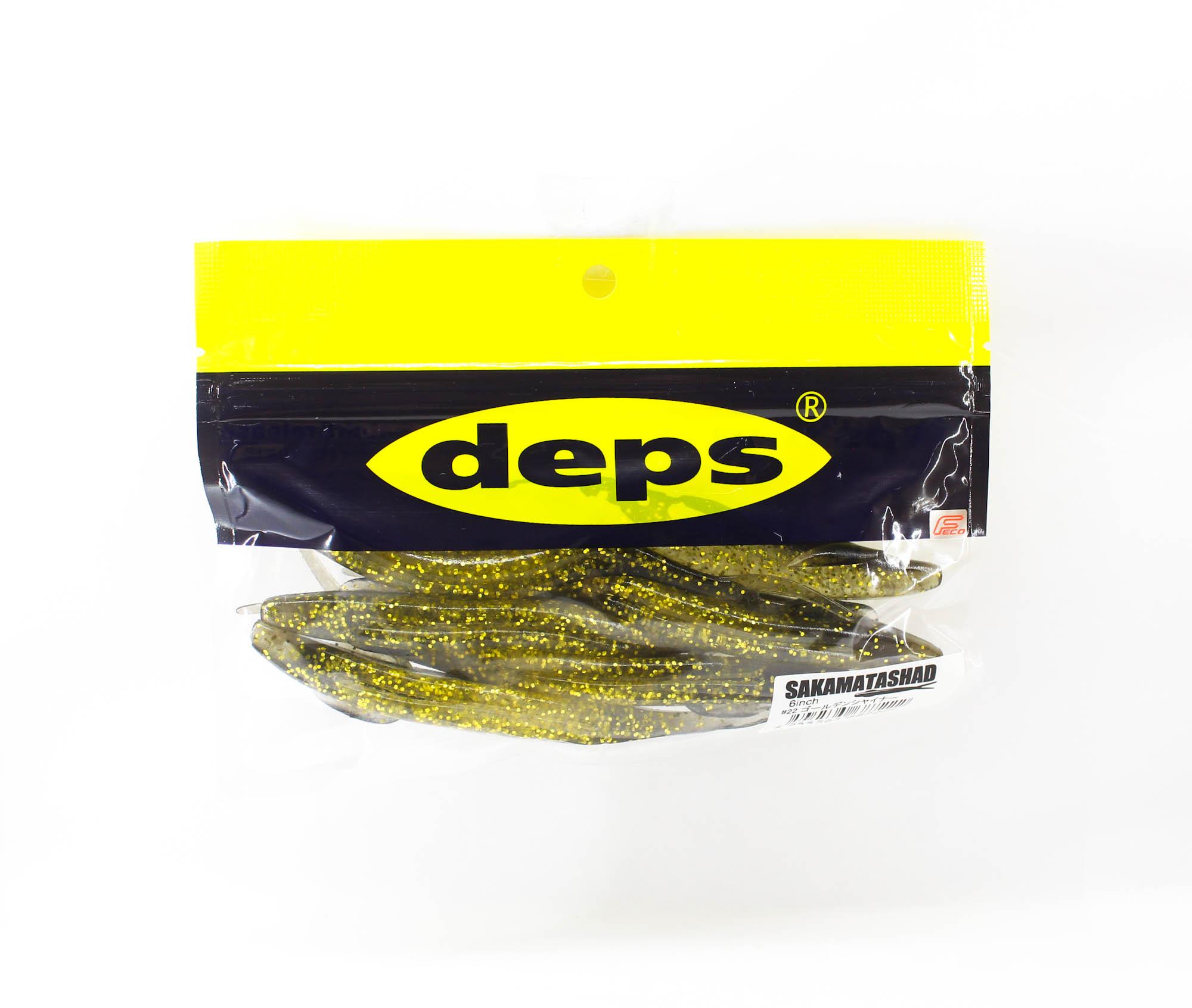 Мягкая приманка Deps Sakamata Shad 6 дюймов 22 (7222)