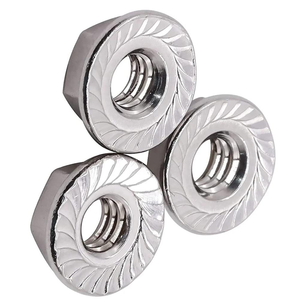 KOYMING M6 Hex Lock M6 X 20 Lock Flange 304 Stainless Steel Nuts, Nuts, Nuts, Nuts,