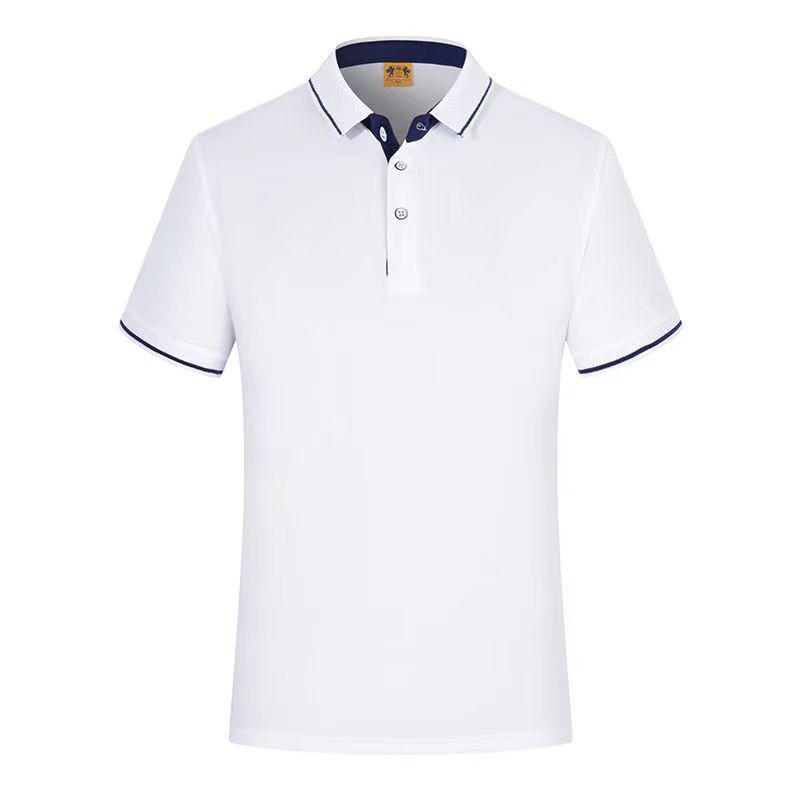 Custom Logo Short-Sleeve Polo Shirt: Summer Workwear Team T-Shirt with Embroidery Options