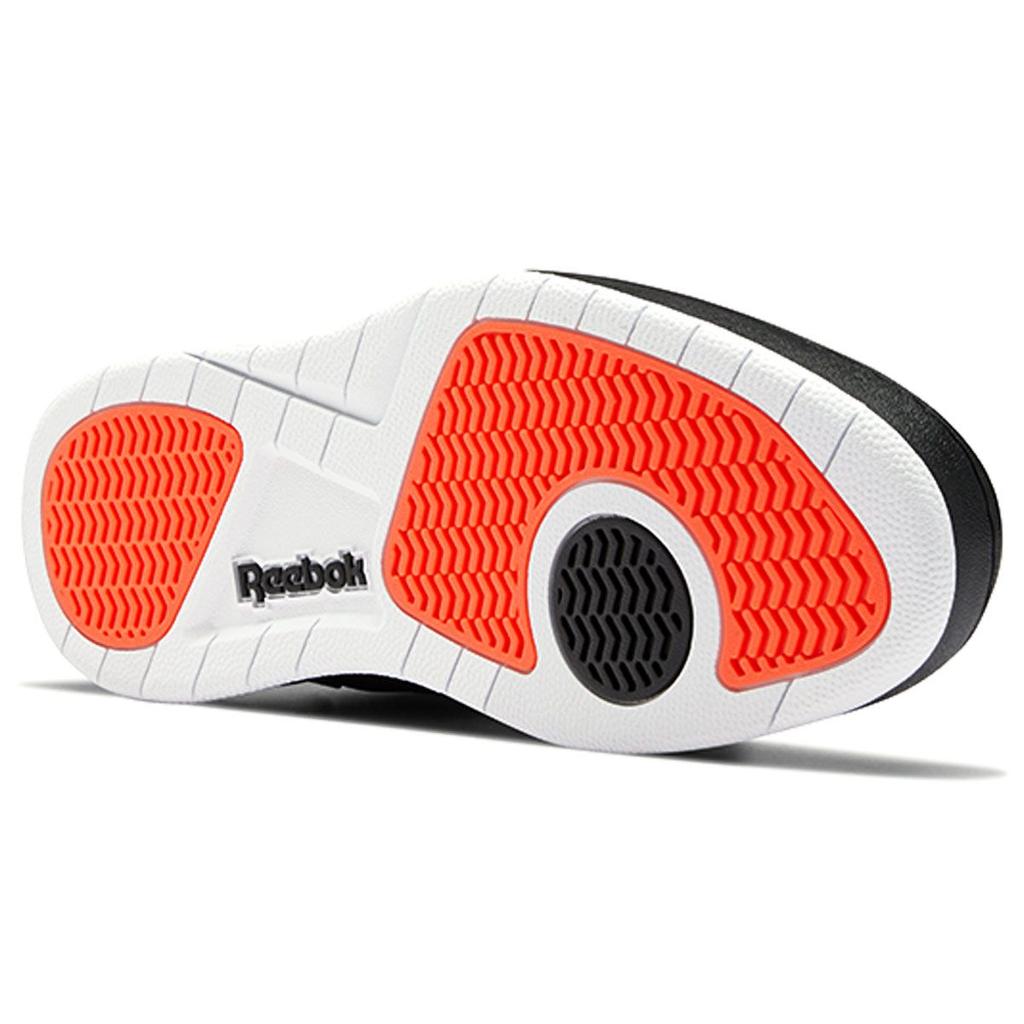 Reebok Royal BB4500 2 Round Toe Lace-Up Synthetic Leather High-Top Basketball Shoes Men Sneakers Black White H03390