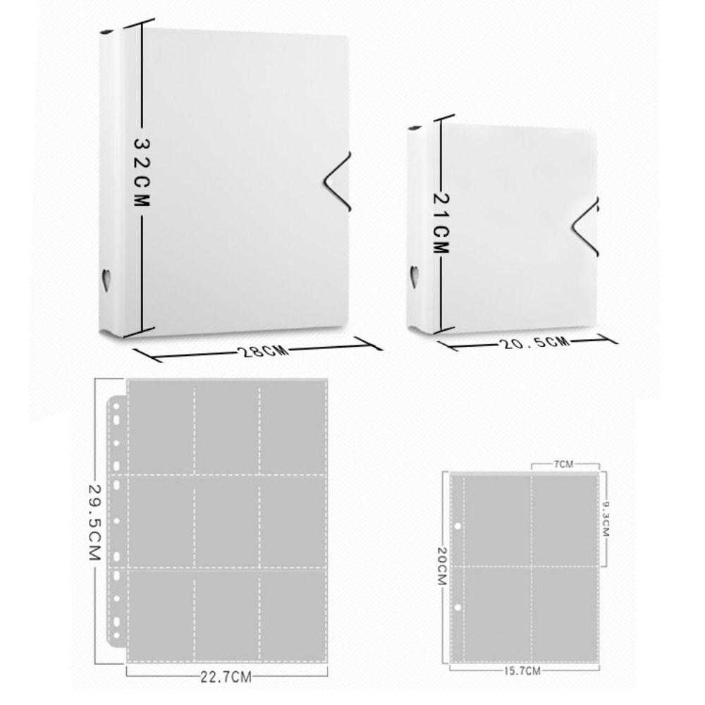 New PP Photocard Binder Card Storage Stationery Photo Collect A5 Hollow Album Card