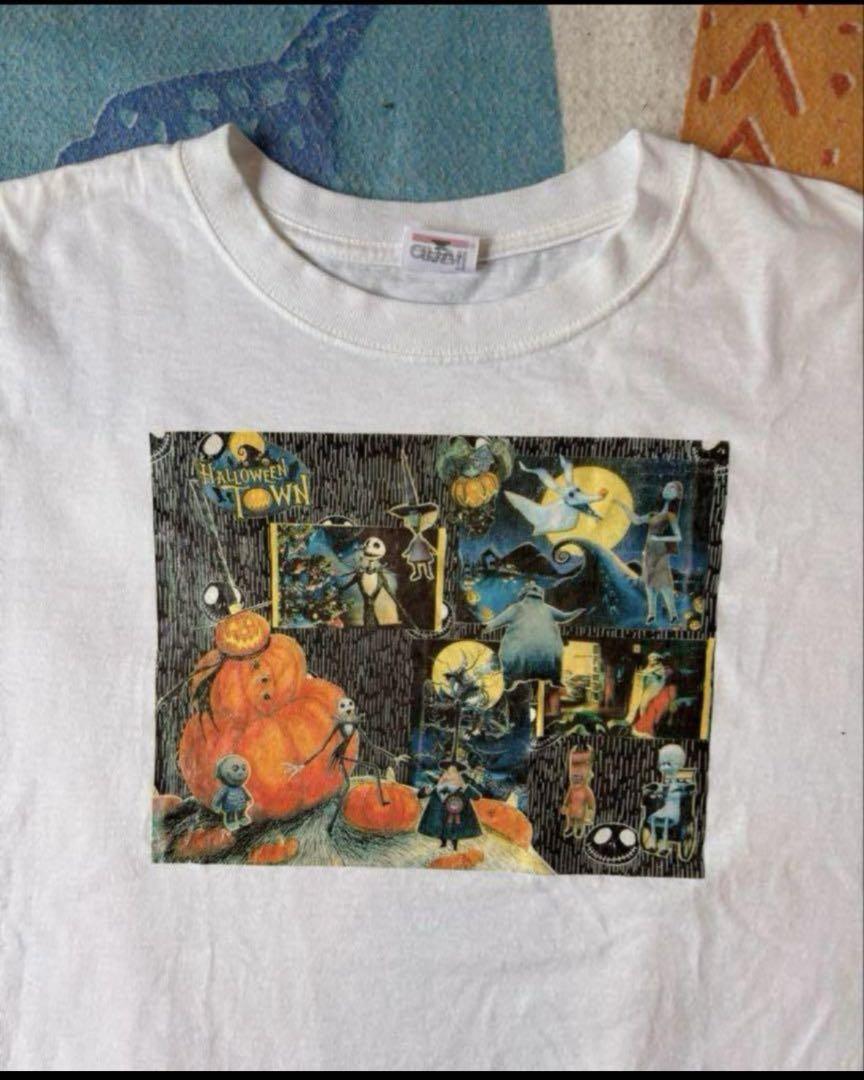 

[USED] Tim Burton s The Nightmare Before Christmas vintage t-shirt