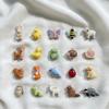 Fun Cartoon Animal Diy Pendant Bracelet Necklace Cute Sweet Deer Lamb Squirrel Stainless Steel Pendants Jewelry Accessories
