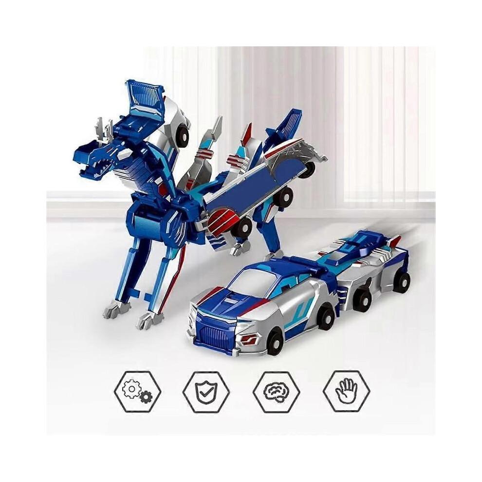 Magic Transformation Super Combination Car Toy 2 in 1 Kids Magnetic Collision Transforming Car Diy Toy Gift for Kids B