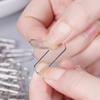 50pcs/pack Steel Durable Paperclips Metal Plain Paper Clips