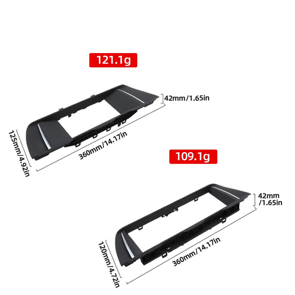 For BMW 5 Series F10 F18  ID4 Painted Piano Black Radio Frame LCD Display Screen Decorative Frame  10.25 Inch  6.5 Inch Display