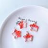 Five-Pointed Star Resin Pendants Tags for DIY Jewelry Making Keychain Crafts