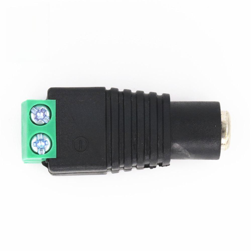 5.5x2.1mm DC Power Socket & Plug Set: Male and Female Connectors