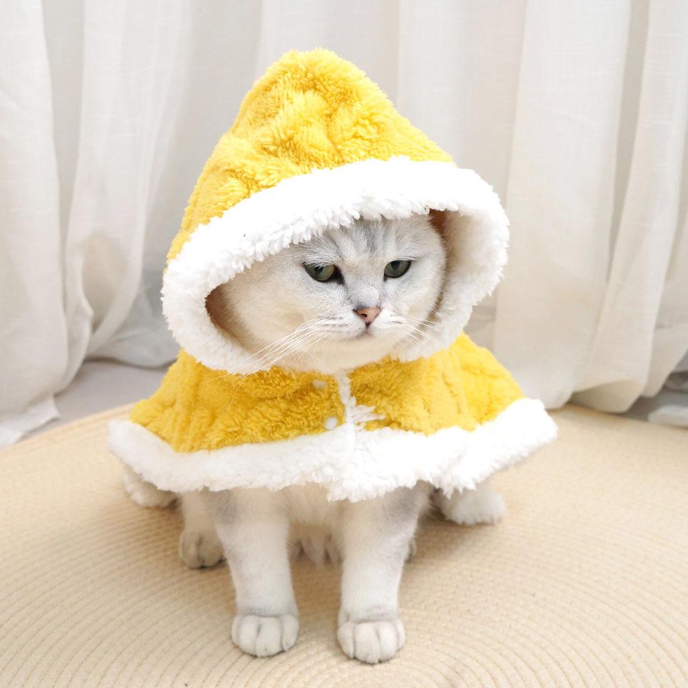 Pet it dog clothes autumn and winter warm cloak sleeping thickened cloak cat nightgown medium and large dog corgi