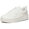Anta Life Collection Abrasion Resistant Slip Resistant Low top Skateboard Shoes Women's Ivory White 122148066-2