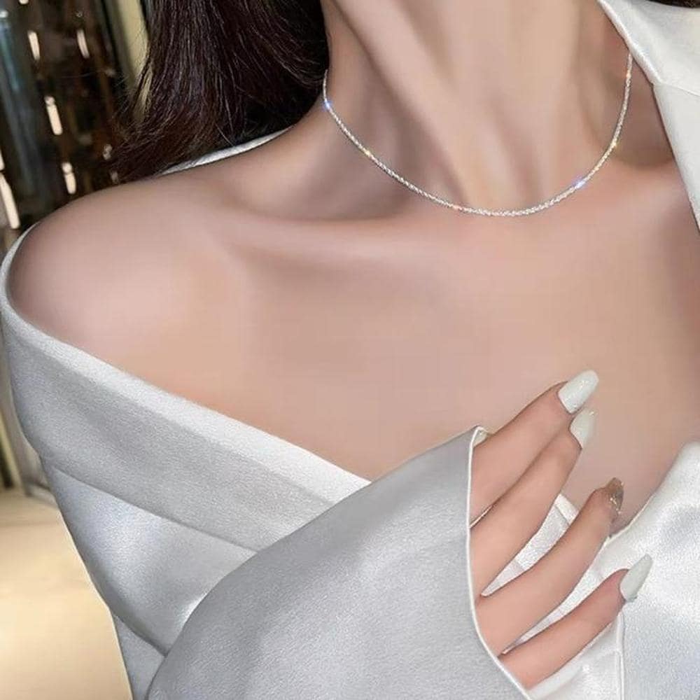 Sparkling Necklace White Point Women's Gift (S10464072)