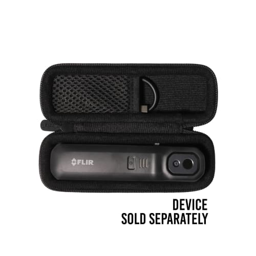 Alltravel Thermal Imager Organizer Case for FLIR ONE EDGE PRO Wireless 160x120 Thermal Camera (Black)