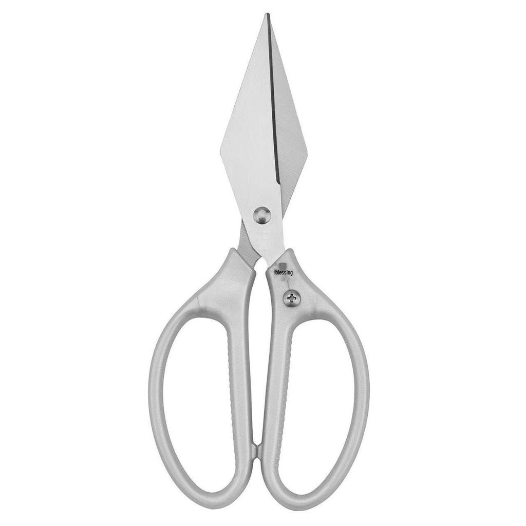 Heavy-Duty Stainless Steel Kitchen Scissors: Large Head, Multifunctional for Chicken, Beef, and More