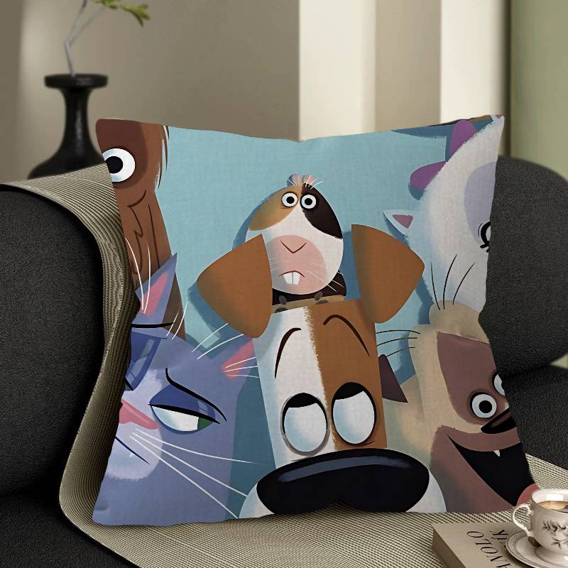 THE S-SECRET L-LIFE OF PETS Pillowcases Home Bedding Decorative Pillow Cover Wedding Super Soft Pillow Case