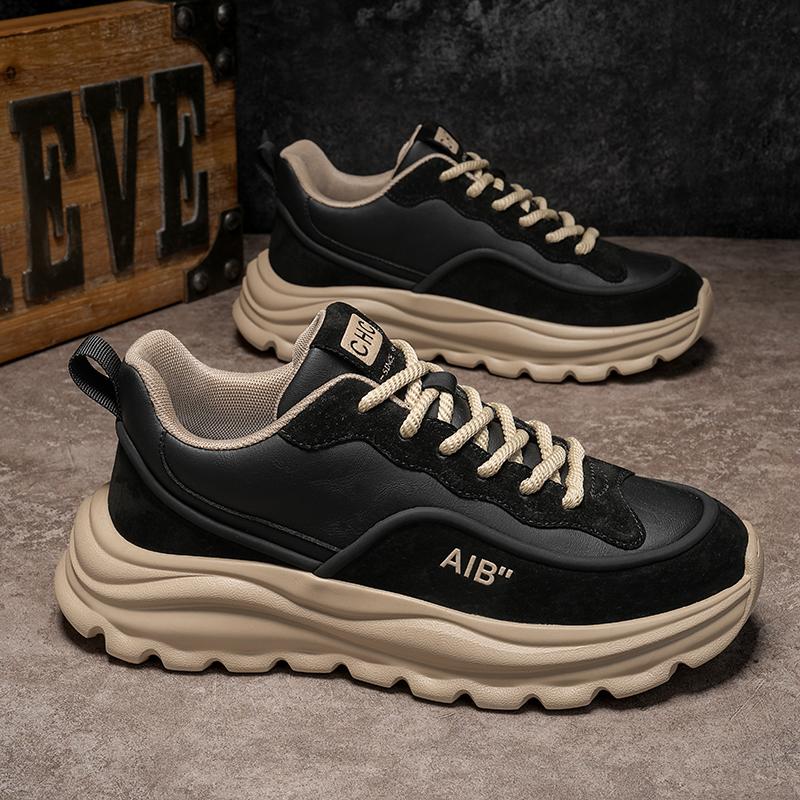 

Мужская модельная обувь Мужская кожаная обувь для мужчин Элегантная Повседневная Деловая Роскошная Социальная Мужская обувь 44 чёрный