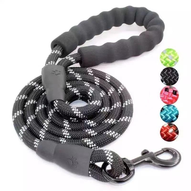 Dog Leash Multi-color Nylon Dog Leash Explosion-proof Dog Leash Outdoor Pet Leash