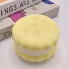 Stressverlichtende Squishy Kaas Decompressie Zachte Boter Zachte Verlichting Knijpbal Gesimuleerde Zachte Chocolade Verlichting Bal Ornament