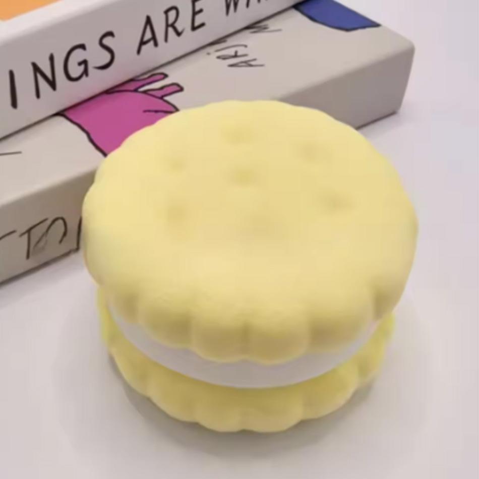 Stressverlichtende Squishy Kaas Decompressie Zachte Boter Zachte Verlichting Knijpbal Gesimuleerde Zachte Chocolade Verlichting Bal Ornament