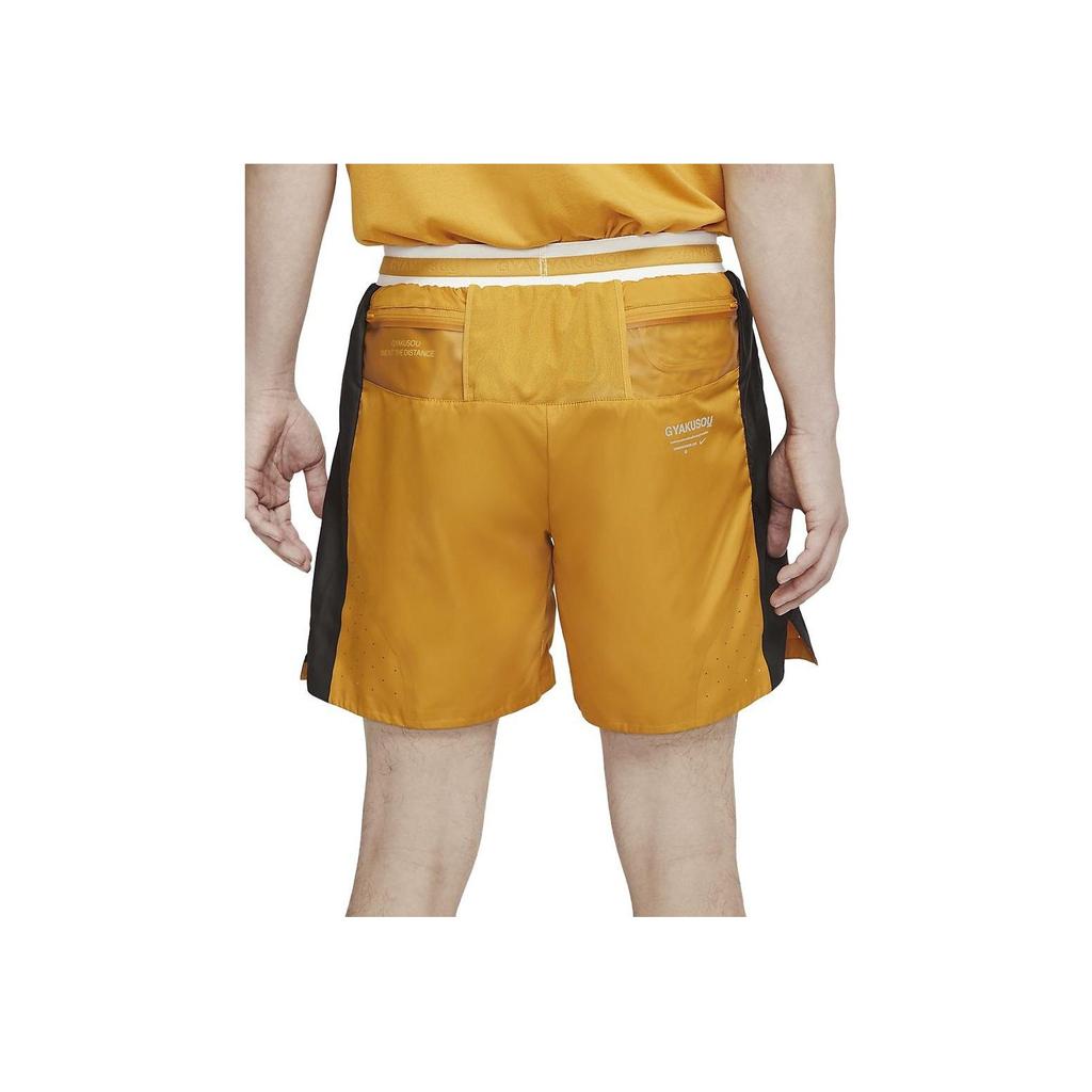 Nike Multi-Pocket Sports Casual Running Shorts Men Bottoms Yellow CD7114-793