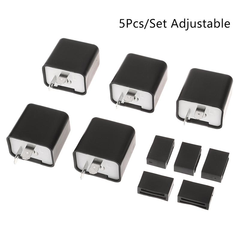 NewMotorcycle Accessories LED Turn Signal Controller Electric Vehicle Relay Indicator Light Flasher Adjustable Speed